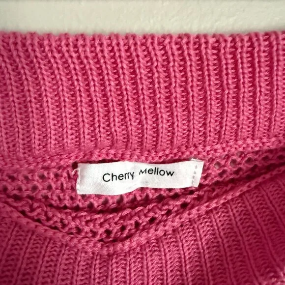 Crochet knit crop top and mini skirt matching set Festival Coachella Club size M - Picture 5 of 11